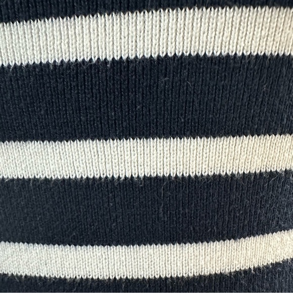Top Shop Navy Breton Sweater, size‎ 0P, MSRP $68 - Picture 3 of 6
